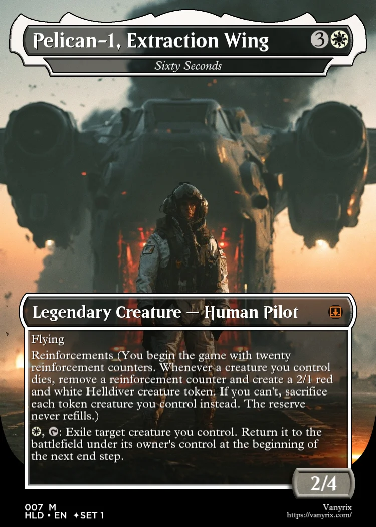 Pelican-1, Extraction Wing