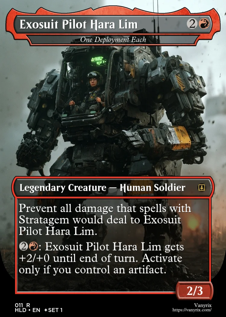Exosuit Pilot Hara Lim