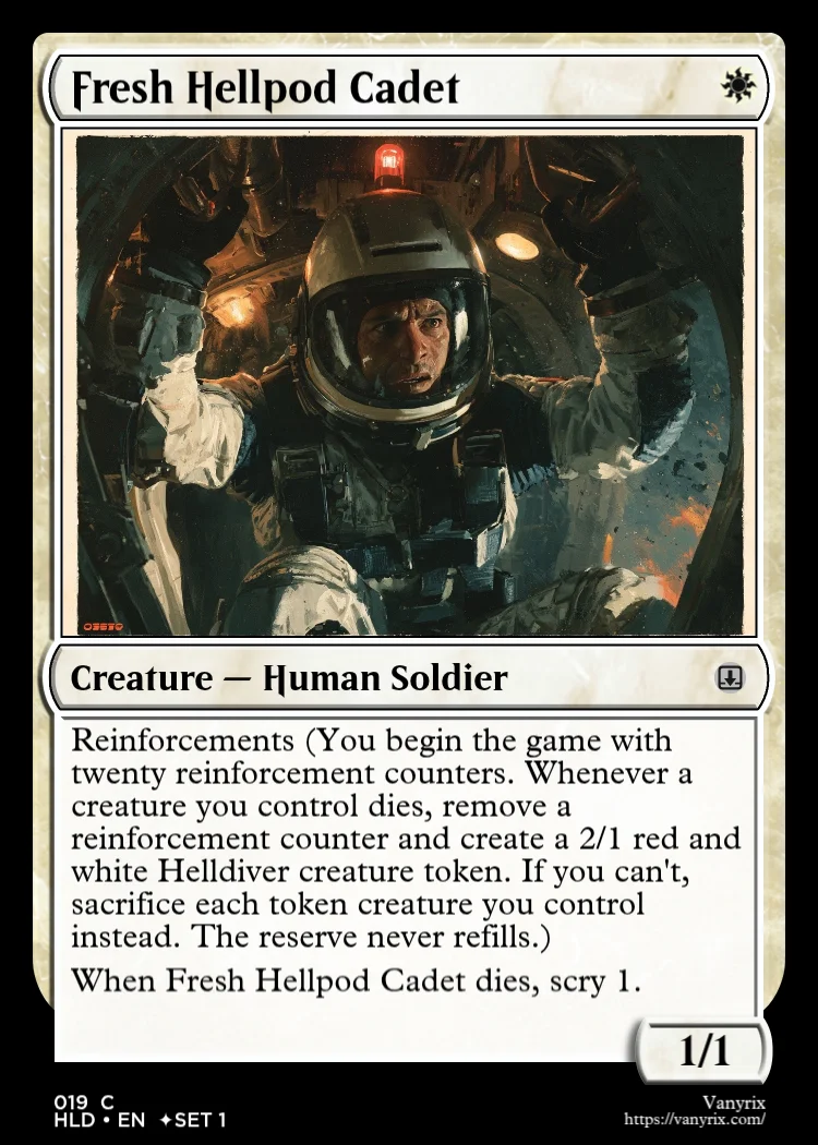 Fresh Hellpod Cadet