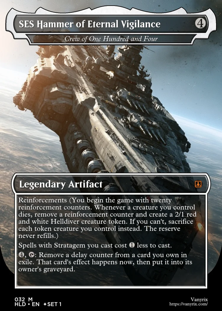 SES Hammer of Eternal Vigilance
