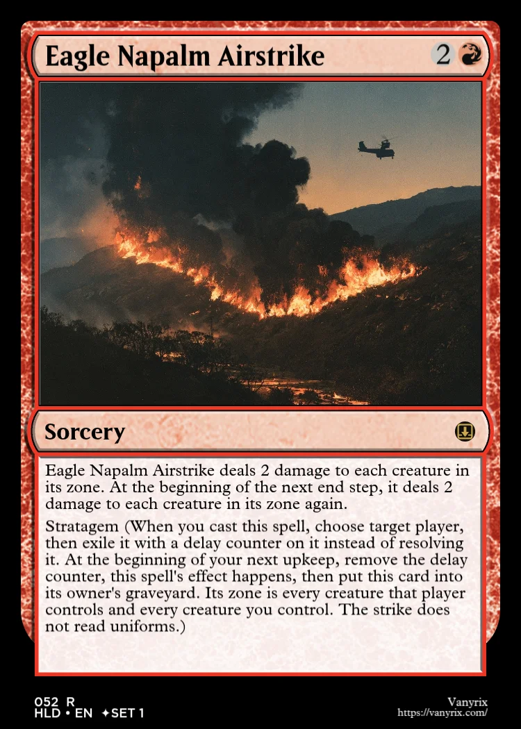 Eagle Napalm Airstrike