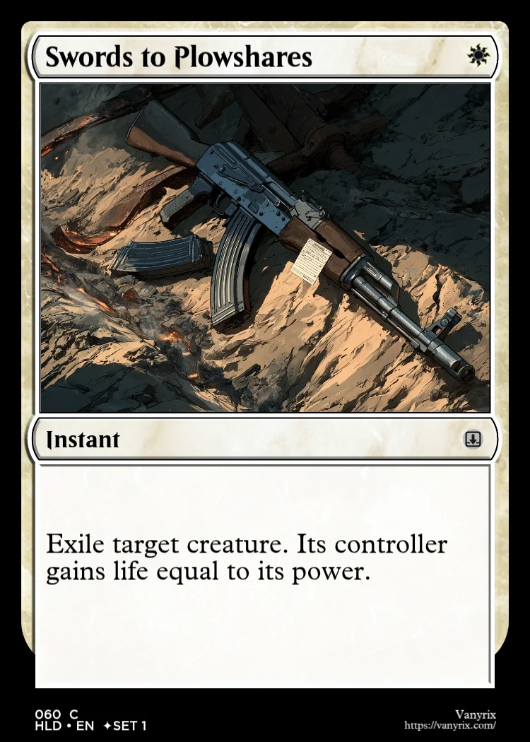 Swords to Plowshares
