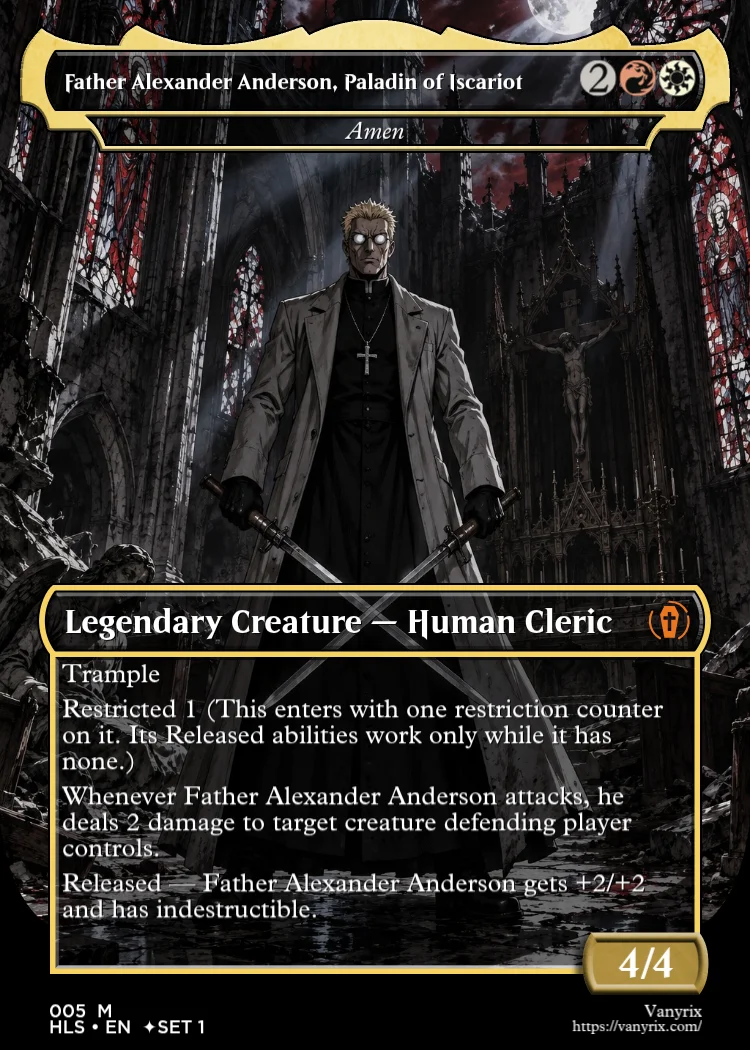 Father Alexander Anderson, Paladin of Iscariot