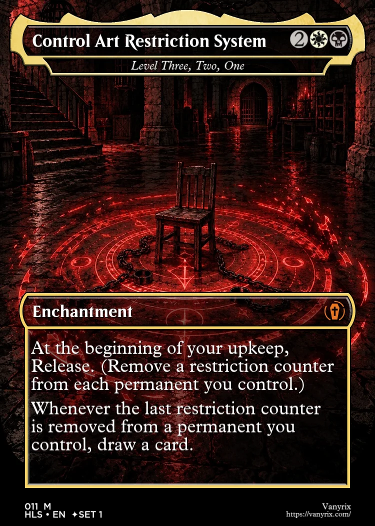 Control Art Restriction System
