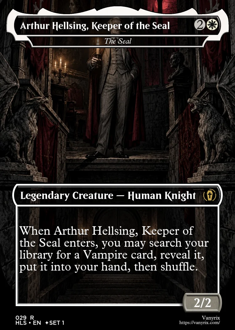 Arthur Hellsing, Keeper of the Seal