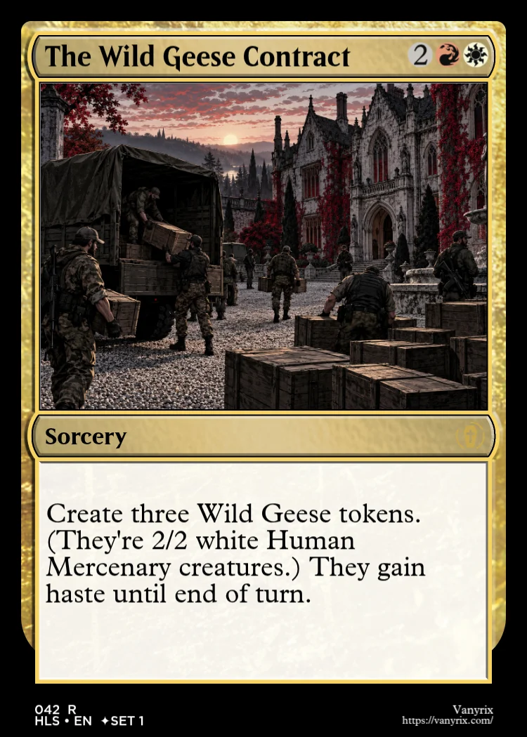The Wild Geese Contract