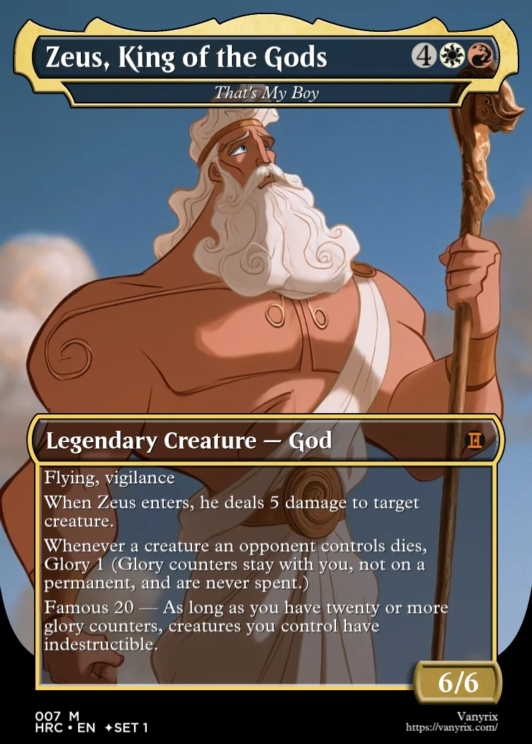 Zeus, King of the Gods