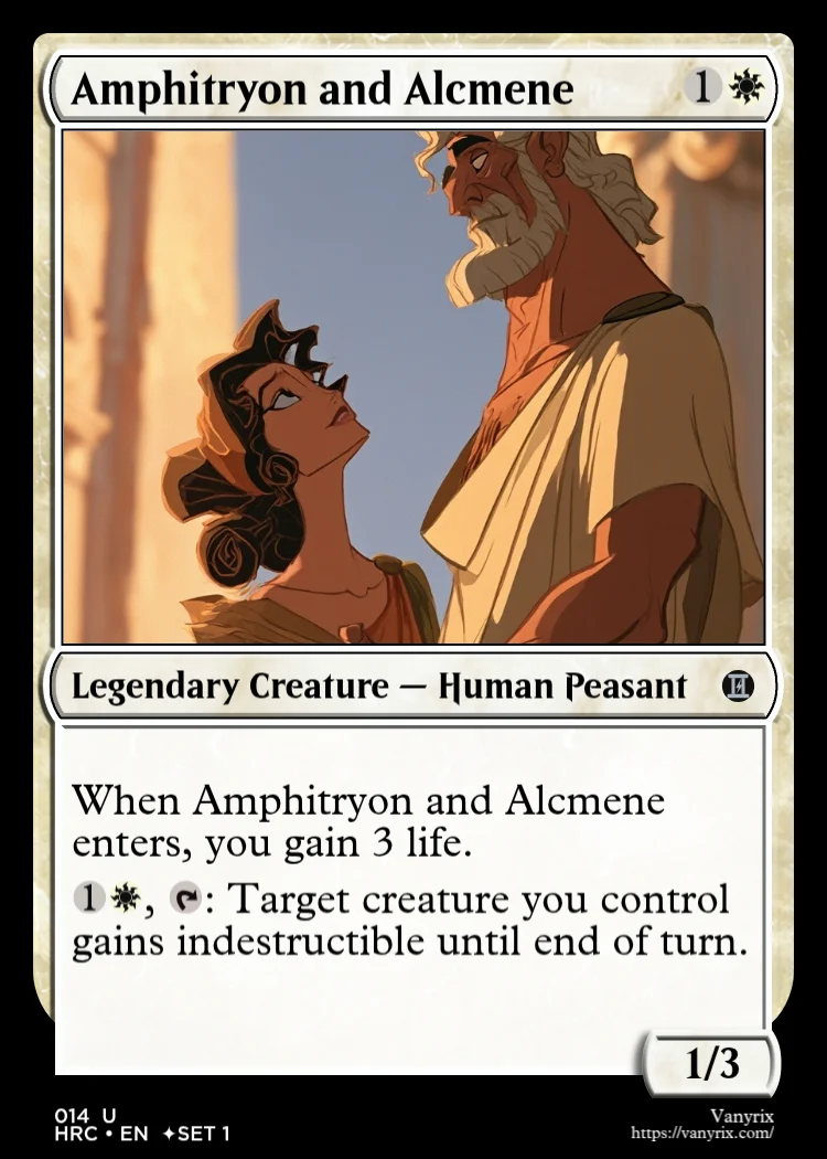 Amphitryon and Alcmene