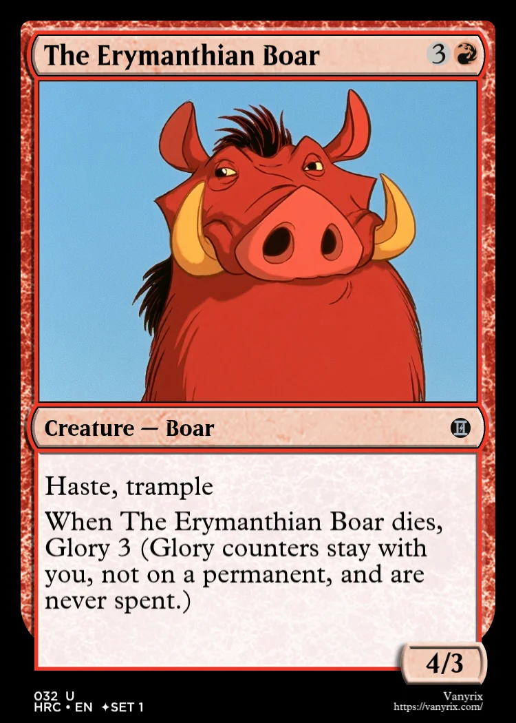 The Erymanthian Boar