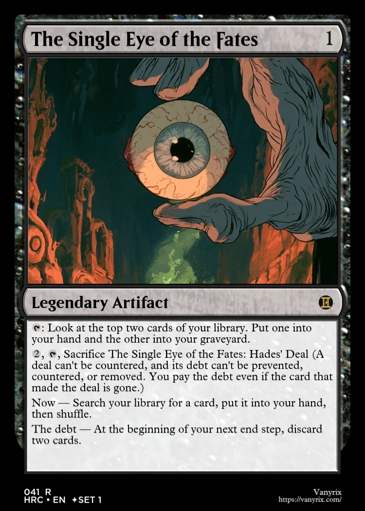 The Single Eye of the Fates