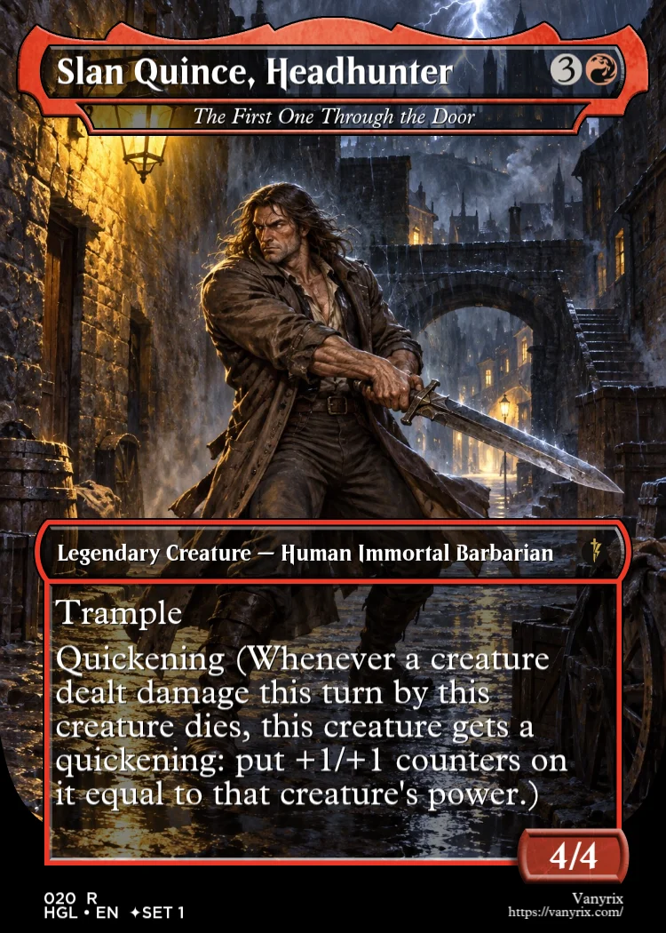 Slan Quince, Headhunter