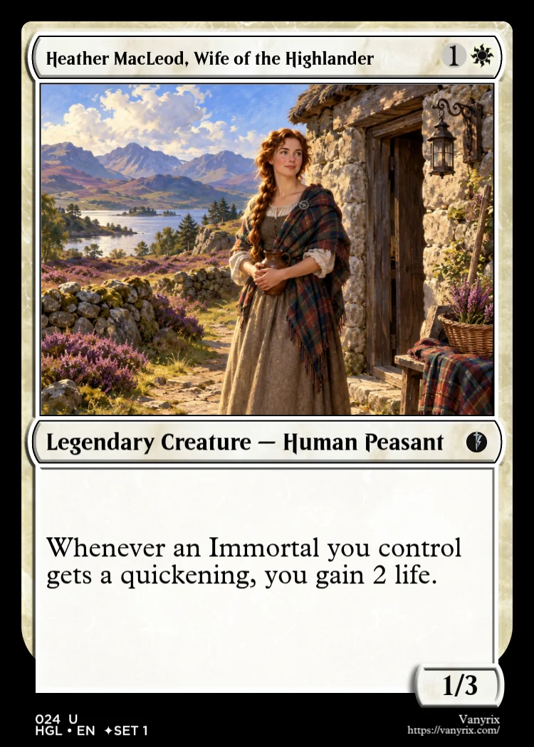 Heather MacLeod, Wife of the Highlander