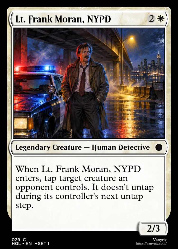 Lt. Frank Moran, NYPD