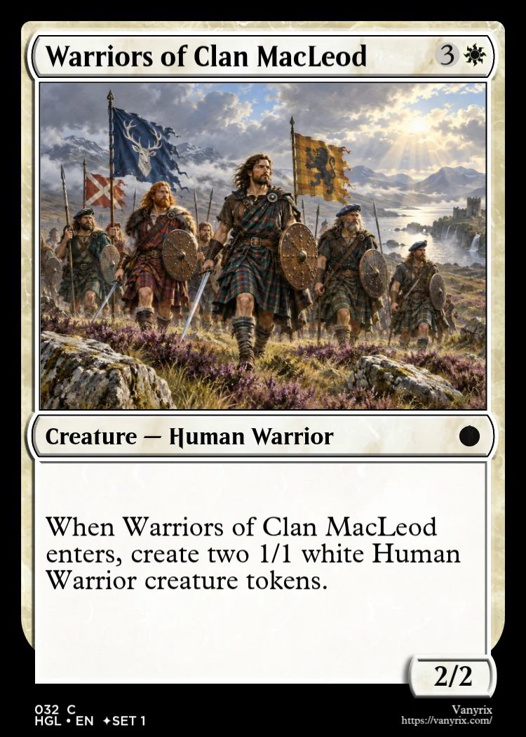 Warriors of Clan MacLeod