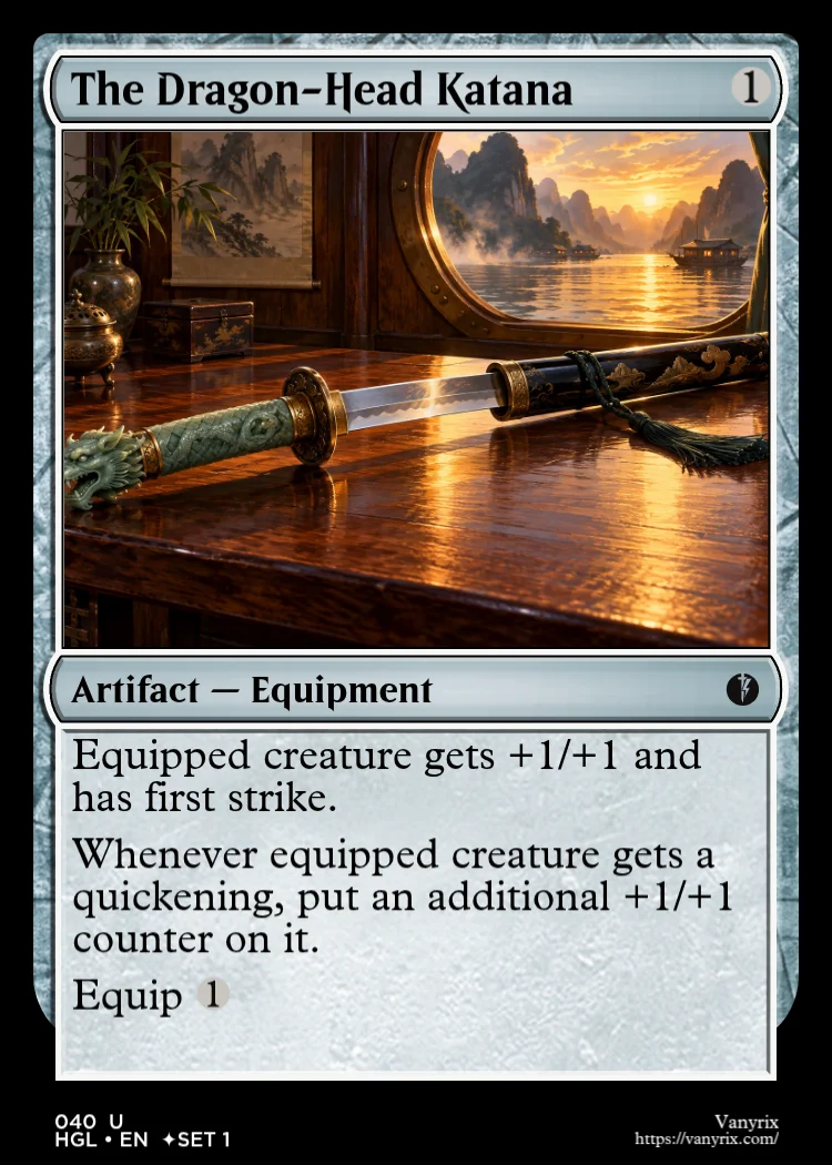 The Dragon-Head Katana