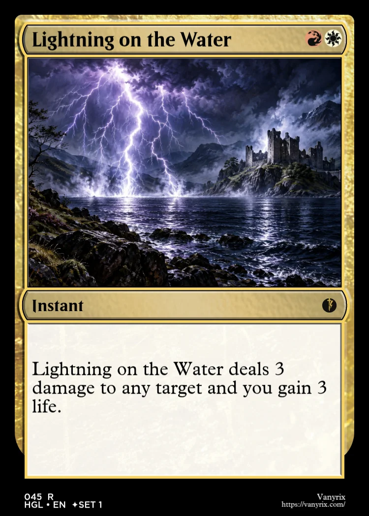 Lightning on the Water