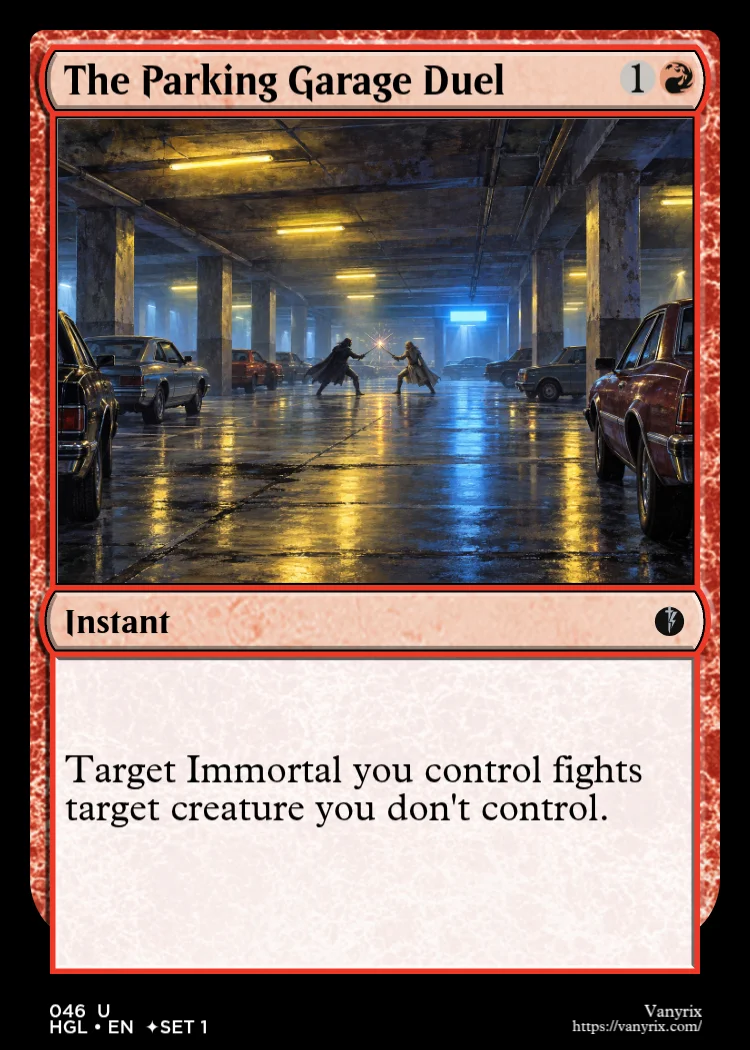 The Parking Garage Duel