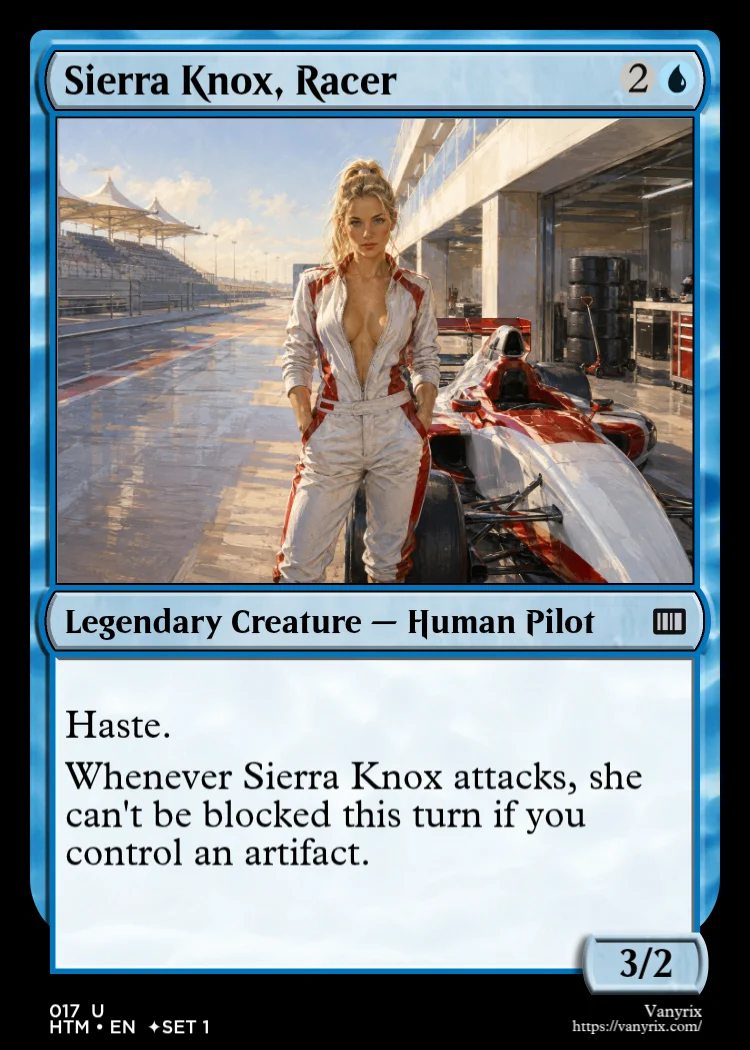 Sierra Knox, Racer