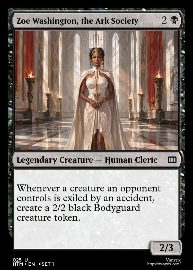 Zoe Washington, the Ark Society