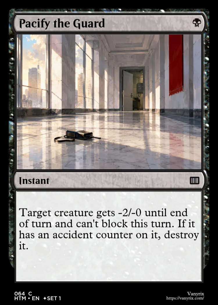 Pacify the Guard