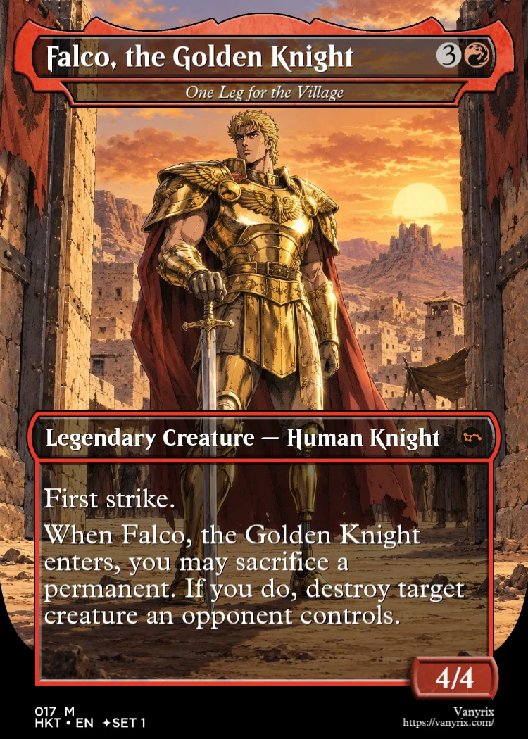 Falco, the Golden Knight