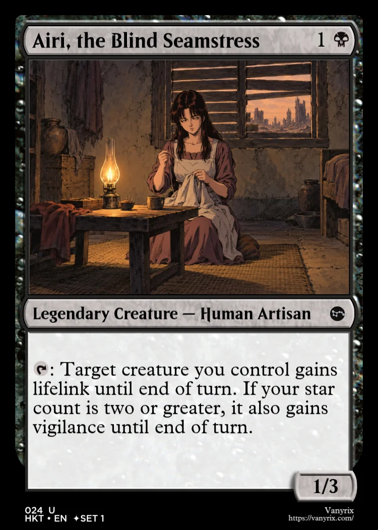 Airi, the Blind Seamstress