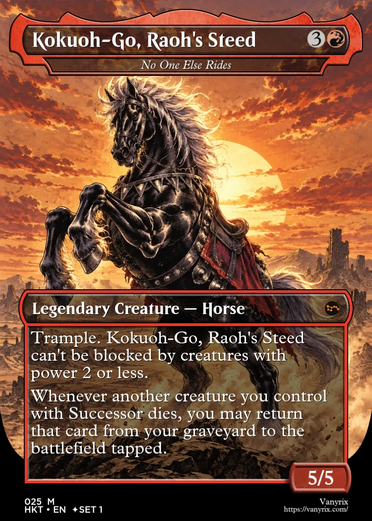 Kokuoh-Go, Raoh's Steed