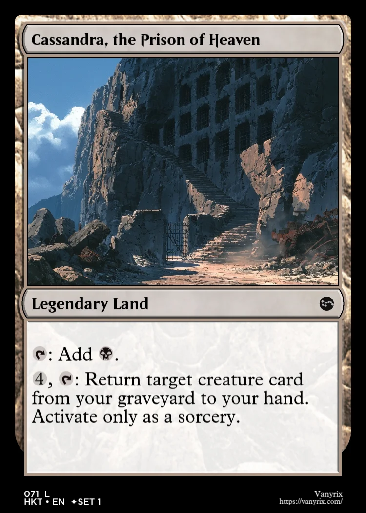 Cassandra, the Prison of Heaven