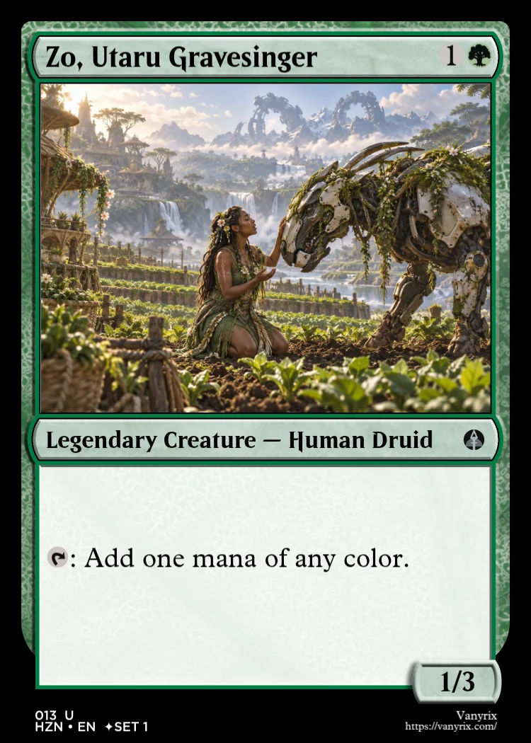 Zo, Utaru Gravesinger