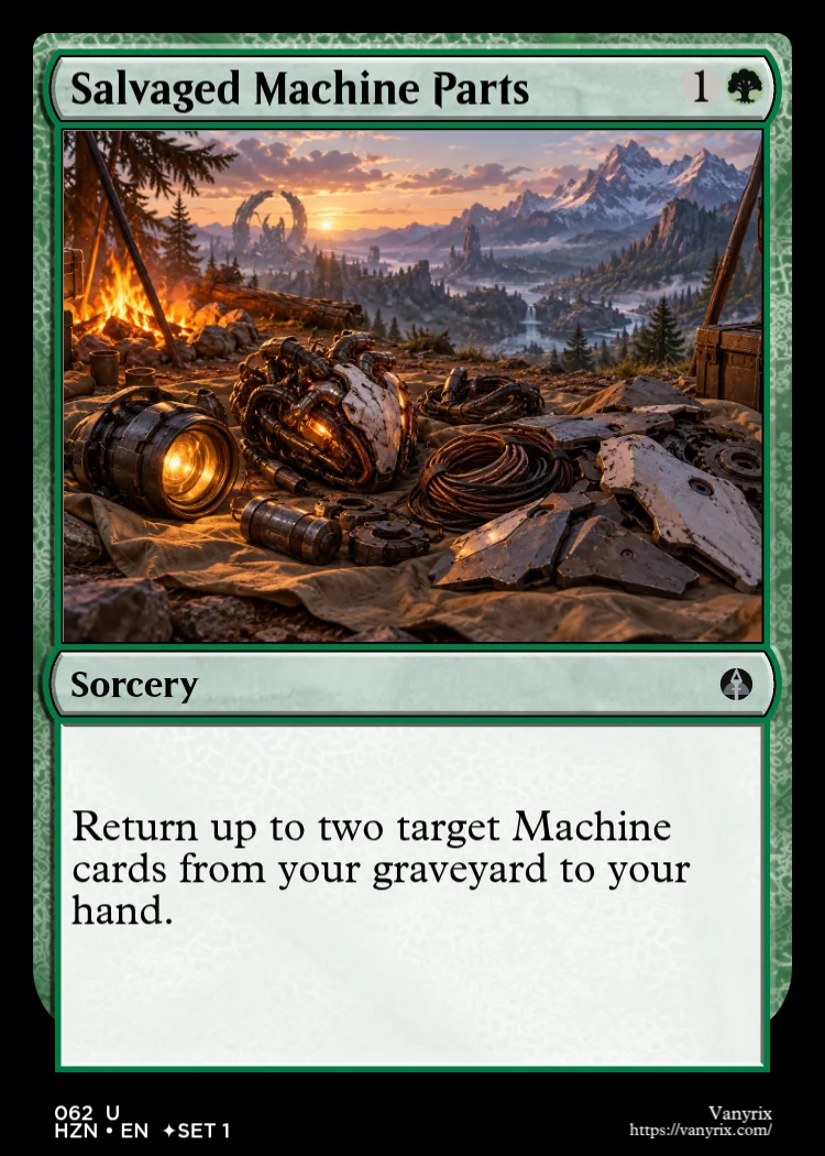 Salvaged Machine Parts