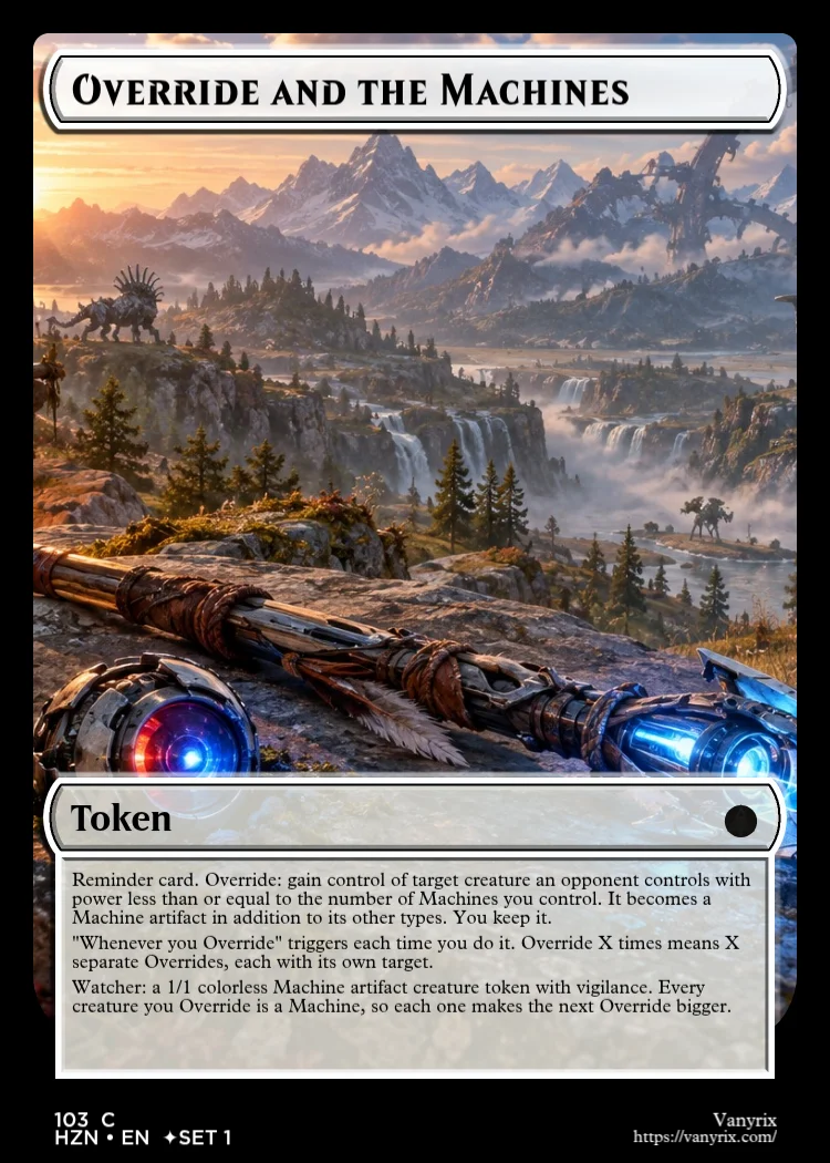 Override and the Machines