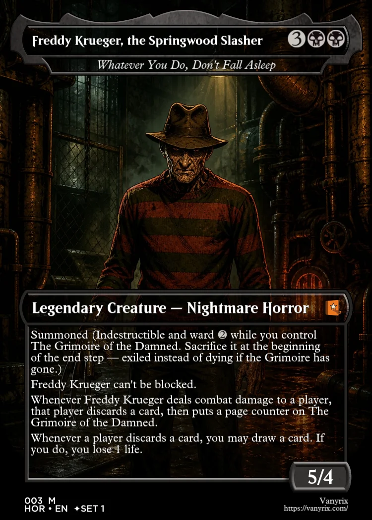 Freddy Krueger, the Springwood Slasher