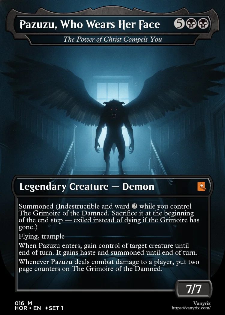 Pazuzu, Who Wears Her Face