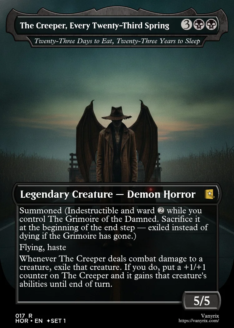The Creeper, Every Twenty-Third Spring