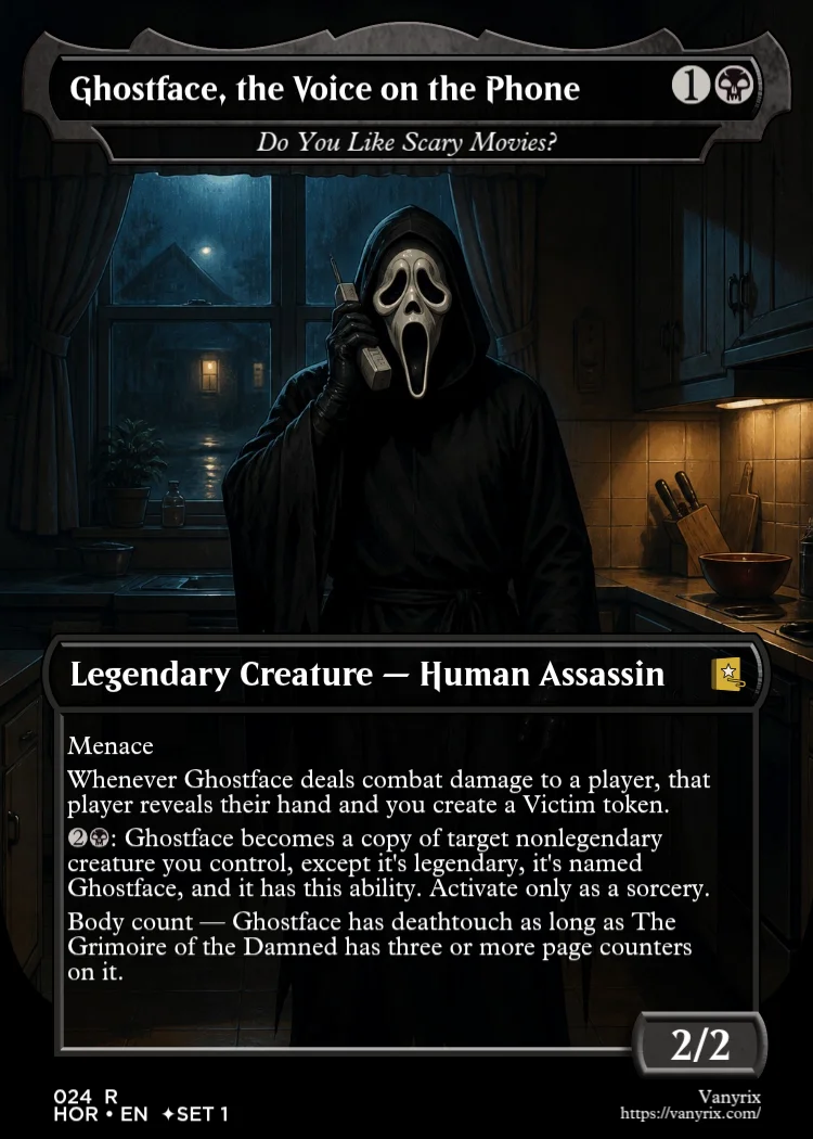Ghostface, the Voice on the Phone
