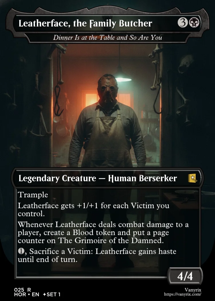 Leatherface, the Family Butcher