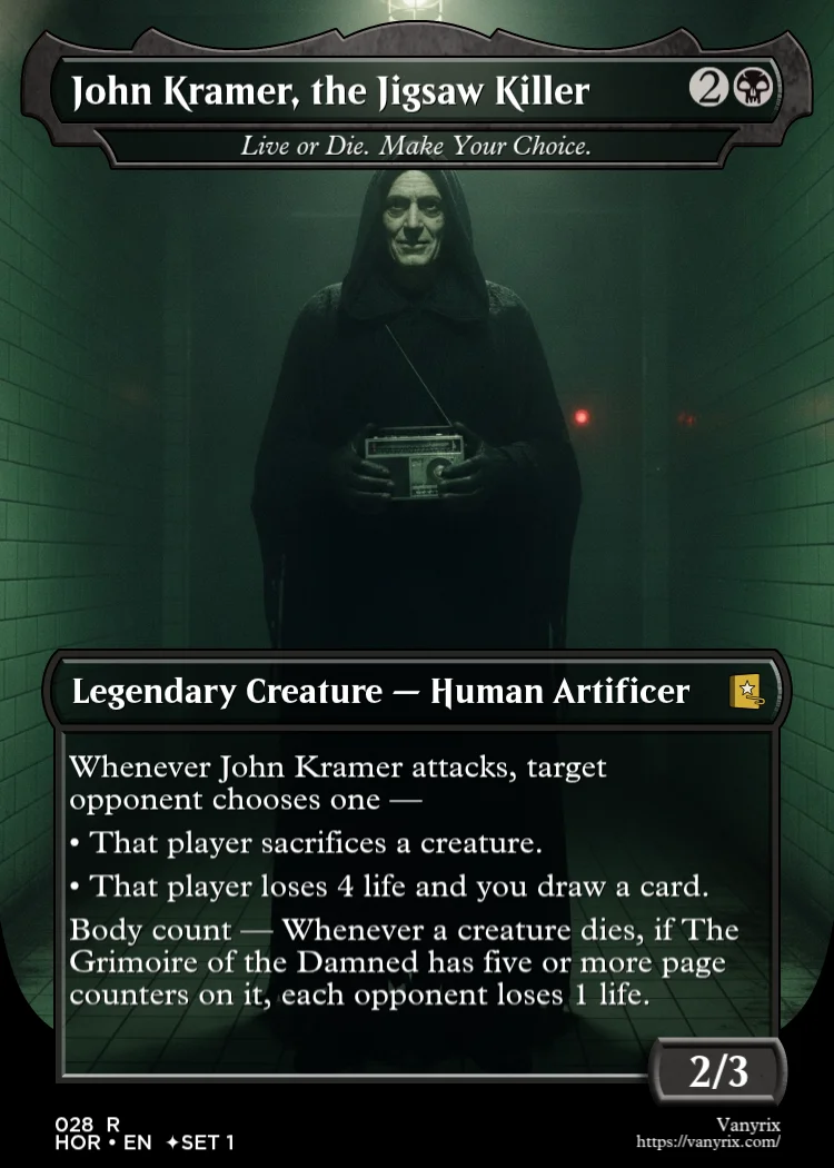 John Kramer, the Jigsaw Killer