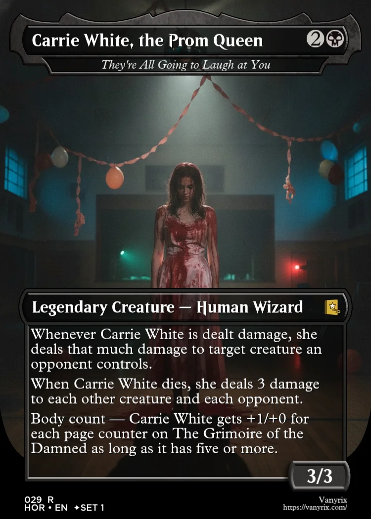 Carrie White, the Prom Queen