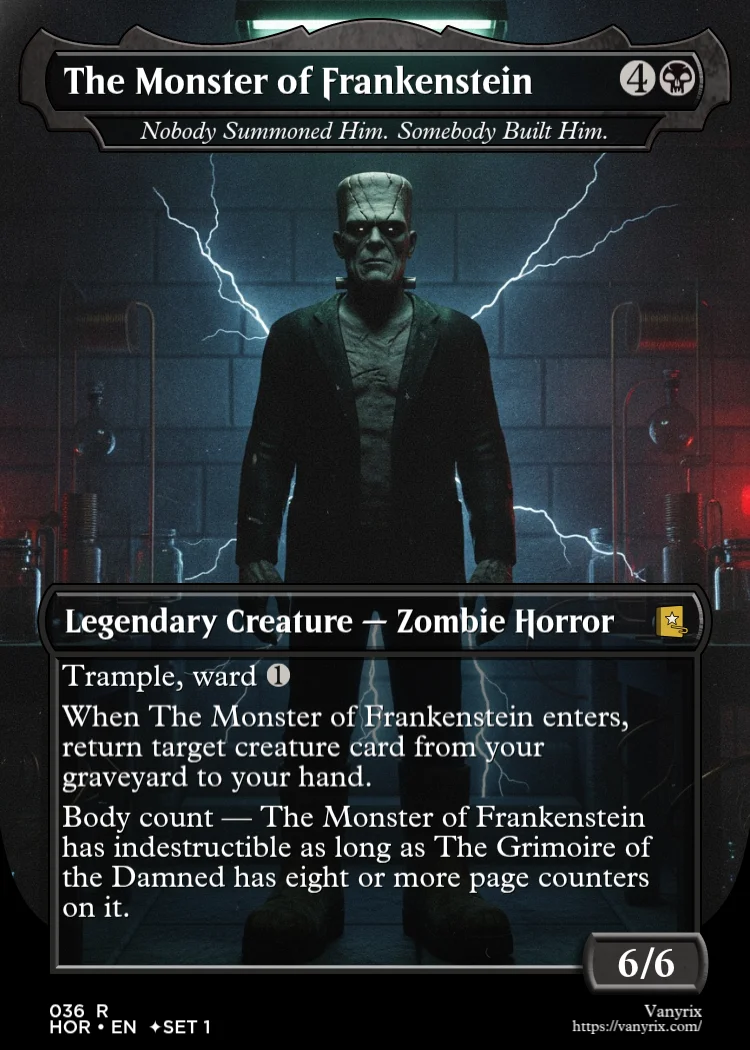 The Monster of Frankenstein