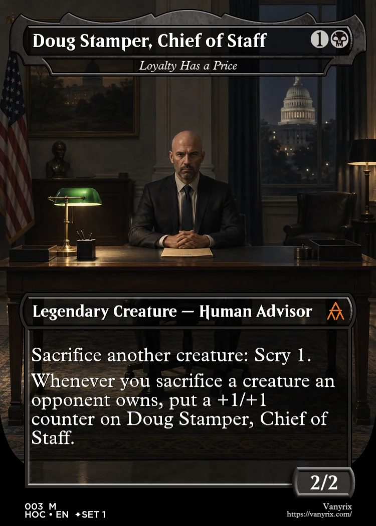 Doug Stamper, Chief of Staff