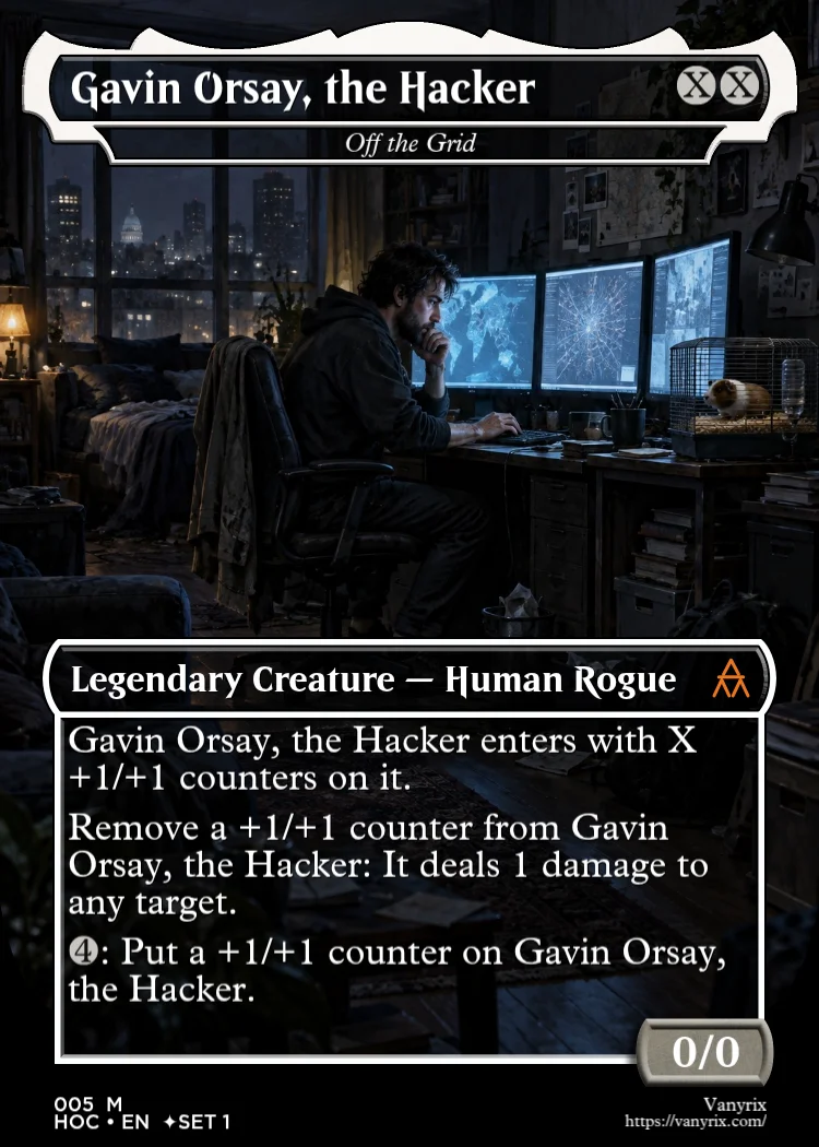 Gavin Orsay, the Hacker