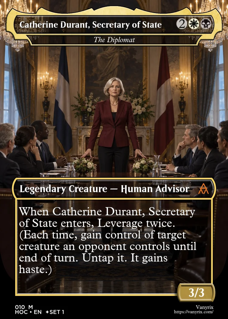 Catherine Durant, Secretary of State