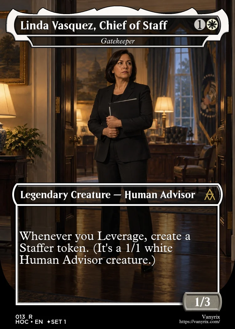 Linda Vasquez, Chief of Staff