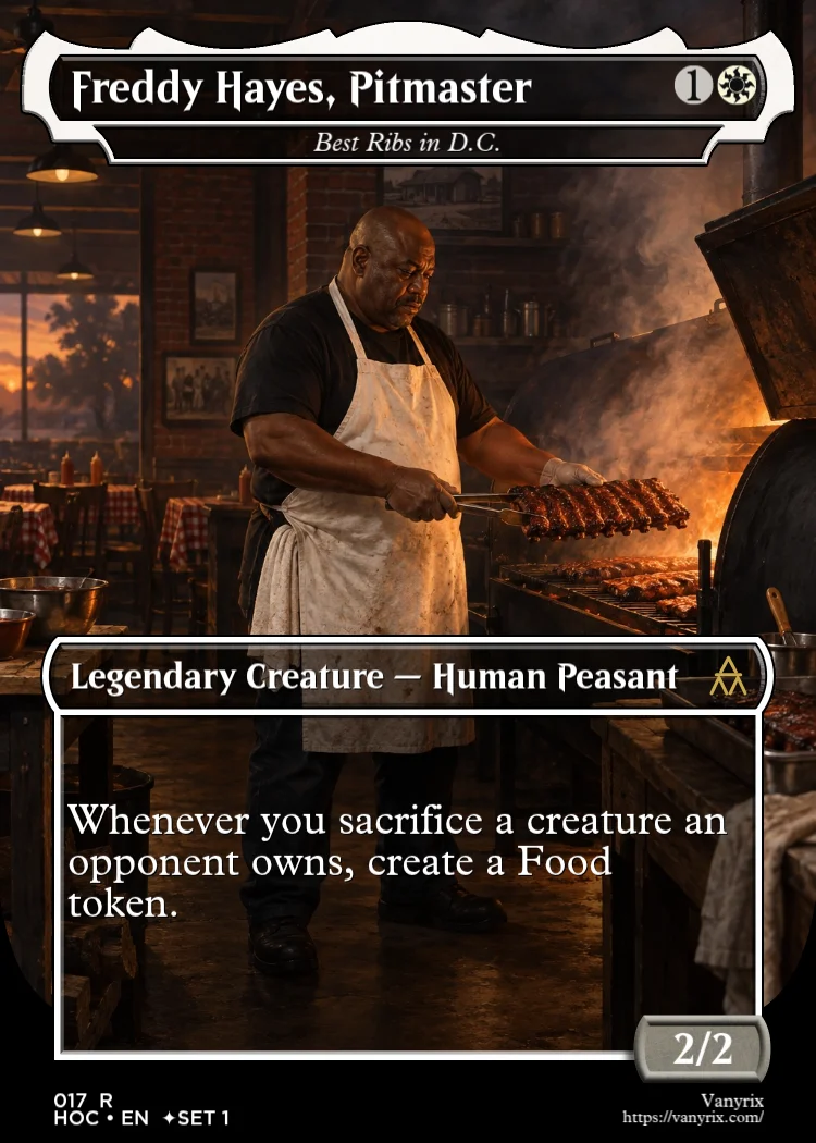 Freddy Hayes, Pitmaster