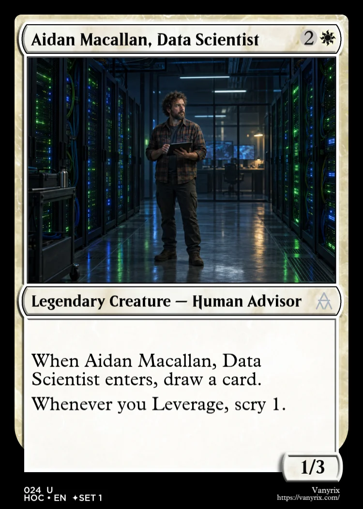 Aidan Macallan, Data Scientist