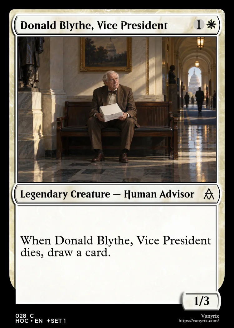 Donald Blythe, Vice President