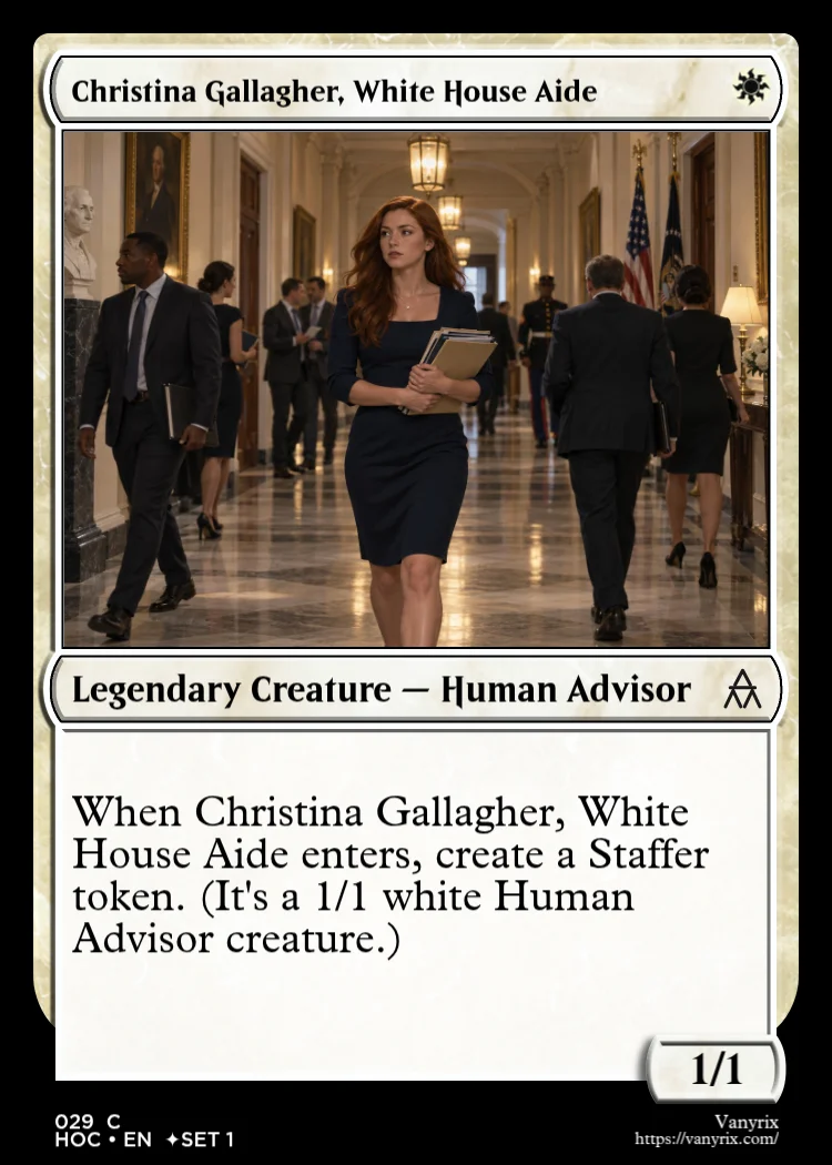 Christina Gallagher, White House Aide