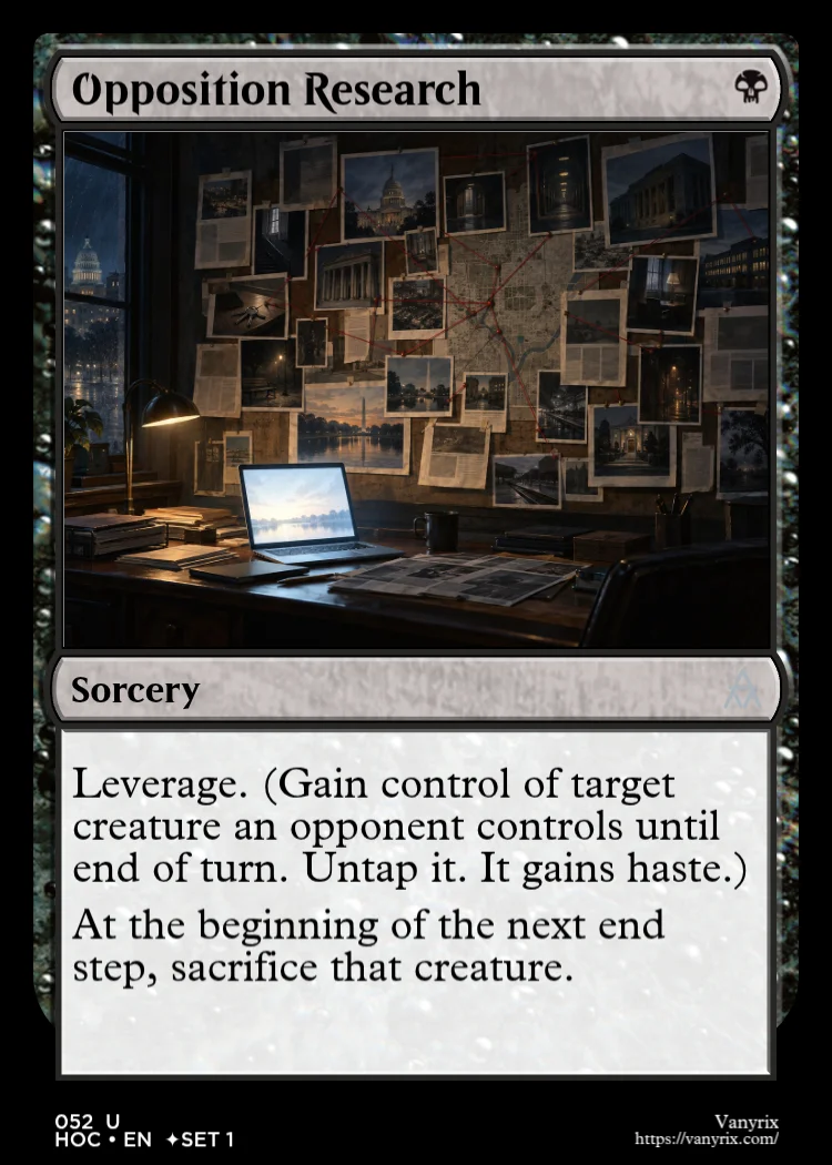 Opposition Research