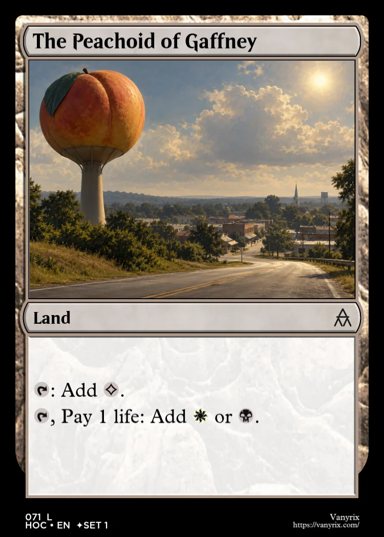The Peachoid of Gaffney