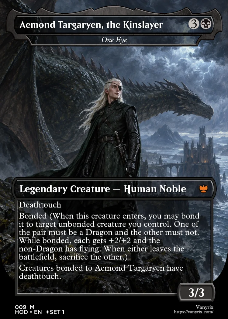 Aemond Targaryen, the Kinslayer